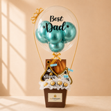 Father's Day Nurhampers Best Dad Air Balloon Gift Box (Klang Valley Delivery Only) - Father's Day Flowers & Gifts 2026