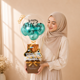 Father's Day Nurhampers Best Dad Air Balloon Gift Box (Klang Valley Delivery Only) - Father's Day Flowers & Gifts 2026