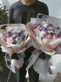 Fluffy Cloud 2.0 Fresh Flower Bouquet (Johor Bahru Delivery Only)