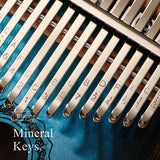 Hluru Kalimba - 17 Keys Solid Curly Maple Wood Gradient Red (Resonant Box) | Nationwide Delivery