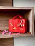 福运满箱 Abundant Fortune CNY Hamper Gift Set 2026 | Red Mini Handcarry Luggage, CNY Goodies, Bird Nest, Plate, Cutlery (Nationwide Delivery)