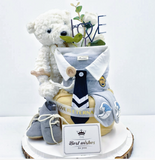 Angeliz Little Tuxedo Onesies Party Grow Premium Cakebox Hamper 12 Pcs (Nationwide Delivery)