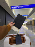Personalized Leather Passport Holder & Luggage Tag Set (Nationwide Delivery)