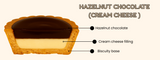 Signature Hazelnut Chocolate Cream Cheese Tart