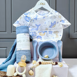 Angeliz First Meal Feeding Wooden Set 10pcs - Navy (Nationwide Delivery)