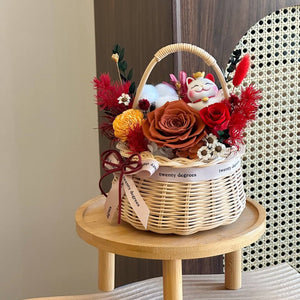 Tamako Preserved Flower Basket1
