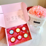 Gift Box 6 Fresh Stewed Bird's Nest with Rose flower