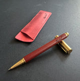 Minimalist Leather Pen Pouch + Wooden Pen Set (Nationwide Delivery)