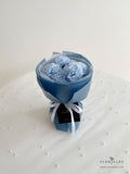 Scentales Soap Carnation Flower Bouquet (Ice Blue) (Klang Valley Delivery)
