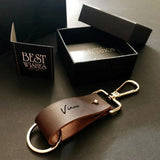 Personalised Stylish Leather Keychain (Klang Valley Delivery)