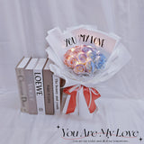 You Are My Love - 19 Stalks Soap Rose Flower Bouquet (Kuantan Delivery)