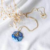 Mid Autumn Cloud Sky Star Earring and Necklace Set