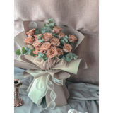Cappucino Rose Bouquet (Penang Delivery Only)