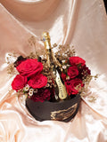 D Red Rose Wine Romance (Bottega Prosecco Gold Brut Champagne)