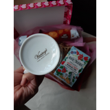 Tea Time Set With Fine Bone China Cup, Organic Tea & Biscoff Biscuits Gift Box (Klang Valley Delivery)