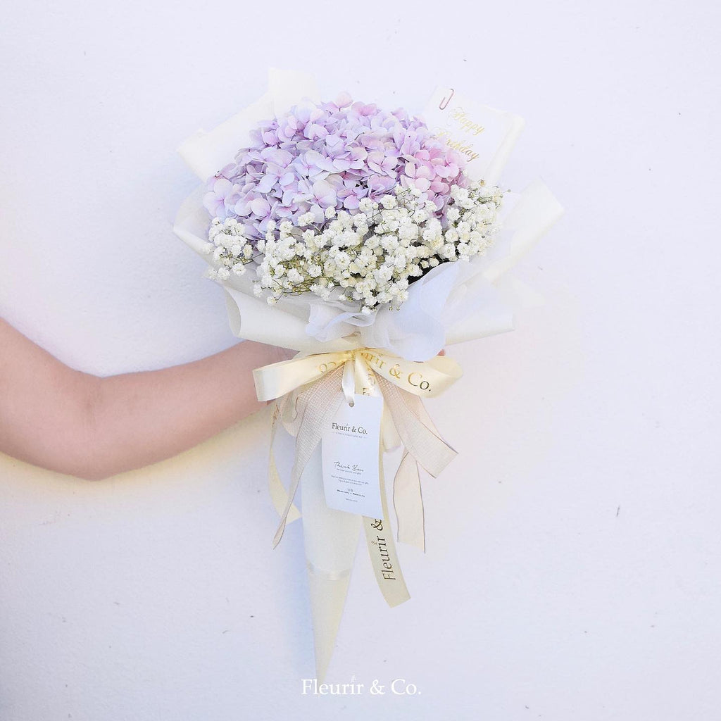 Starry Hydrangea Flower Bouquet  (Kuching Delivery Only)