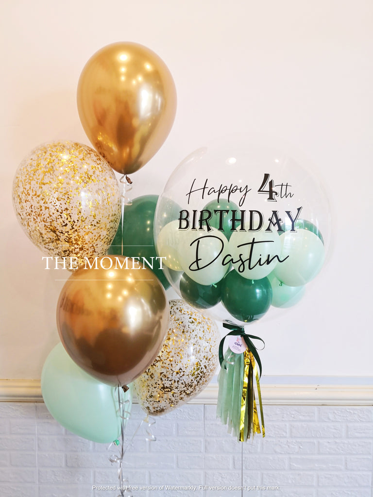 Signature Bubble Balloon Set 2 (Kuching Delivery Only)