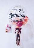 24" Customized Bubble Balloon With LED