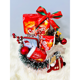 Xmas Set G:  Red Snacks Basket  - Klang Valley Delivery