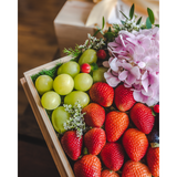 Blossom - A Keepsake Wooden Fruit Gift Box (Klang Valley Delivery)