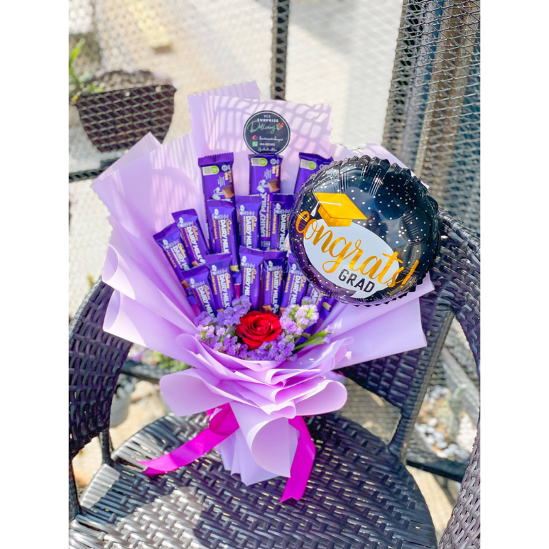 DIY Chocolate Bouquet, Cadbury Dairy Milk Bouquet