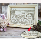 Personalised Wooden Photo Frame (Nationwide Delivery)