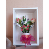 Artificial Tulips and Lavender with Cash Flower Box (Klang Valley Delivery)