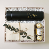 [Corporate Gift] Personalized Smart Flask with Tote & Chocolate (West Malaysia Delivery Only)