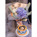 Arabian Princess Theme  | Cake & Flower Bundle  (Klang Valley Delivery)