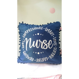 Nurse Appreciation Velvet Cushion (Nationwide Delivery)