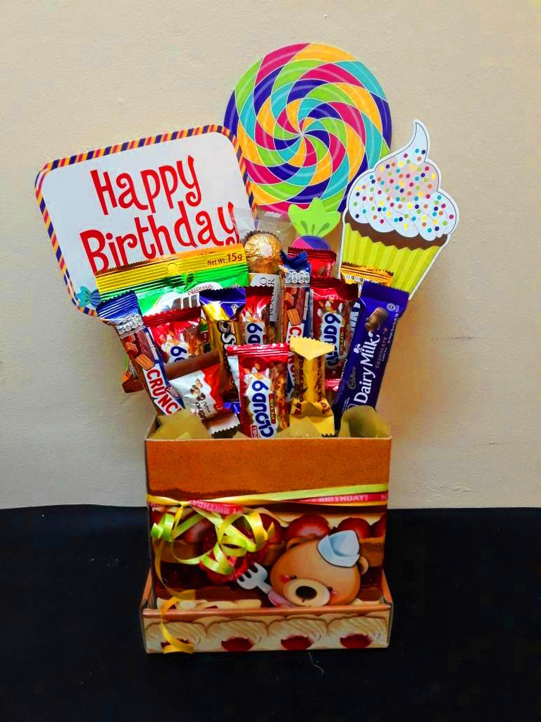 Colourful Birthday Chocolate Box