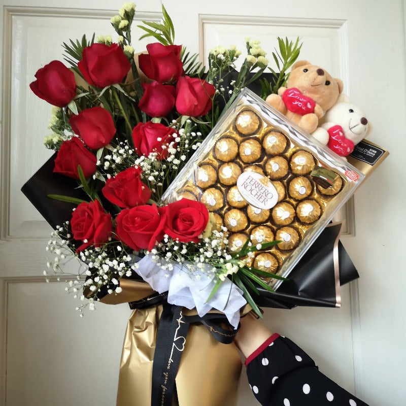Chocolate Love Bouquet (Negeri Sembilan Delivery Only)