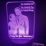 RGB 16 Colors Custom LED Engrave (Acrylic)  (Nationwide Delivery)