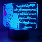 RGB 16 Colors Custom LED Engrave (Acrylic)  (Nationwide Delivery)