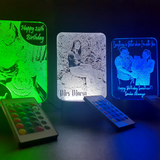 RGB 16 Colors Custom LED Engrave (Acrylic)  (Nationwide Delivery)