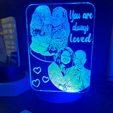 RGB 16 Colors Custom LED Engrave (Acrylic)  (Nationwide Delivery)