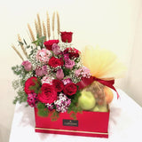 Bright Roses Fruit Box