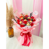 Red Roses With Chocolate Bouquet (Penang Delivery Only)