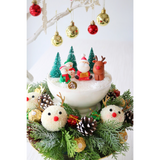Santa & Friend Snow Globe Cake + Ferrero Roche Christmas Wreath | Christmas 2021 (Klang Valley Delivery Only)