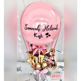 10inch Clear Bubble Hot Air Balloon with Chocolates