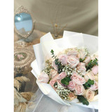 Mabel Fresh Roses Avalanche Fairy Flower Bouquet (Klang Valley Delivery)
