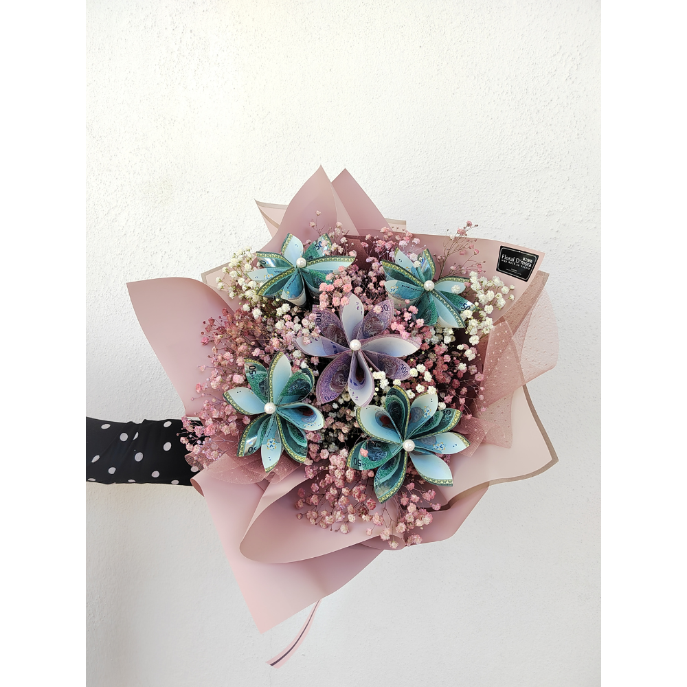 Flowery Money Bouquet Mother's Day 2023 (Negeri Sembilan Delivery On