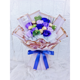 Purple Soap Roses Ferrero Rocher Bouquets (Klang Valley Delivery Only)