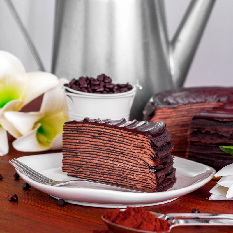 Triple Chocolate Mille Crepe Cake (Penang Delivery Only) Giftr