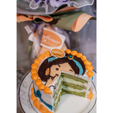 Arabian Princess Theme  | Cake & Flower Bundle  (Klang Valley Delivery)