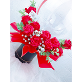 Artificial Soap Roses Hot Air Balloon Bloom Box (Klang Valley Delivery Only)