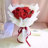 Romantic Reds Flower Bouquet (Kuching Delivery Only)