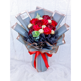 Red Soap Roses Ferrero Rocher Bouquets (Klang Valley Delivery Only)