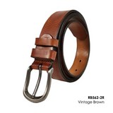 Women's Casual Leather Belt With Dotted Lines Design (Nationwide Delivery)