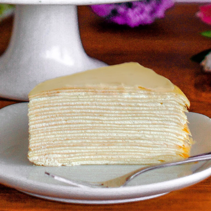 Madagascar Vanilla Mille Crepe Cake (Penang Delivery Only) Giftr